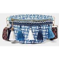 Joe Browns Women/'s Tassel Trim Bum Bag, Blue