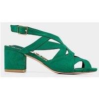 Joe Browns Women's Floral Block Heel Slingback Heels