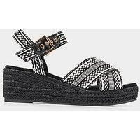 Joe Browns Women's Microsuede Platform Wedge Sandals