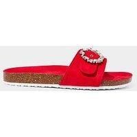 Joe Browns Women's Jewelled Buckle Slider Sandals