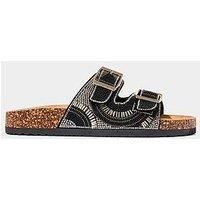 Joe Browns Women's Beaded Double-Strap Espadrille Platforms