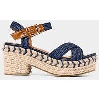 Joe Browns Women's Ankle Strap Espadrille Platform Sandals