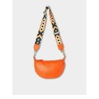 Joe Browns Women/'s Vegan Leather Crossbody Bag Handbag, Orange