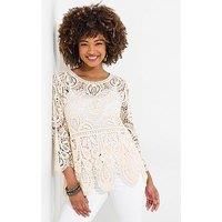 Joe Browns Women's Earthy Crochet Knit Top