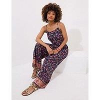 Joe Browns Petite Beautiful Border Jumpsuit - Navy