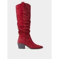Joe Browns West Coast Suede Boots - Dark Red