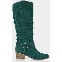 Joe Browns Women/'s Autumnal Microfibre Long Boots Knee High, Green, 8 UK