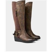 Joe Browns Women/'s Autumn Wedge Boots Knee High, 8 UK