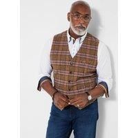 Joe Browns Men's Tailored Check Front Waistcoat