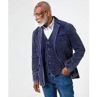 Joe Browns Men/'s Elbow Patch Corduroy Blazer, Navy, 40