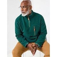 Joe Browns Men's Long Sleeve Zip Front Funnel Neck Top