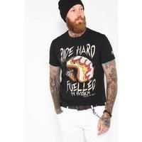 Joe Browns Men's Biker Helmet Print Crew Neck Tee