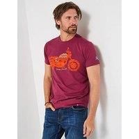 Joe Browns Men's Stylish Crew Neck Biker T-Shirt