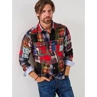 Joe Browns Patchwork Check Long Sleeve Casual Shirt - Multi