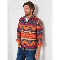 Joe Browns Men's Men’s Aztec Pattern Long Sleeve Shirt