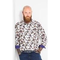 Joe Browns Men's Big Cat And Guitar Print Shirt