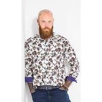 Joe Browns Men's Big Cat And Guitar Print Shirt
