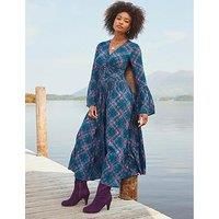 Joe Browns Women's Autumn Check Print Maxi Dress