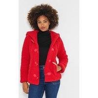 Joe Browns Women's Red Hooded Jacket | Size: 16