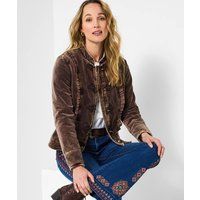 Joe Browns Women/'s Vintage-Inspired Velvet Jacket, 8