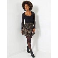 Joe Browns Women's Floral Print Ruffle Mini Skirt