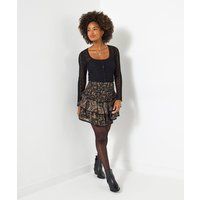 Joe Browns Women's Floral Print Ruffle Mini Skirt