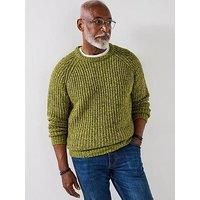 Joe Browns Men's Chunky Rib Reel Knit Crew Jumper