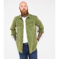 Joe Browns Men's Green Embroidered Stitch Detail Shirt