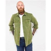 Joe Browns Men's Green Embroidered Stitch Detail Shirt