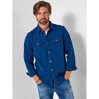Joe Browns Men's Green Embroidered Stitch Detail Shirt