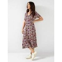 Joe Browns Women's 2-in-1 Floral Print Radiant Reversible Jersey Dress