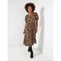 Joe Browns Women's Autumn Print Floral Vintage Dress
