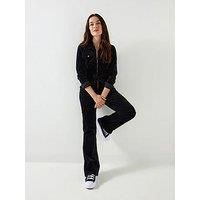 Joe Browns Women's Stretch Fit Darcy Cord Jumpsuit in Black | Size: 16