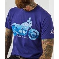 Joe Browns Mens Scenic Ride Cotton T-Shirt Blue
