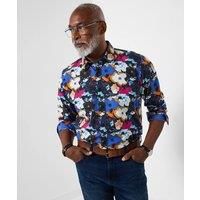 Joe Browns Mens Floral Printed Long Sleeve Shirt Multicoloured