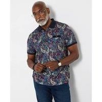 Joe Browns Mens Modern Trim Casual Short Sleeve Polo Black