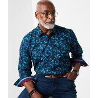 Joe Browns Mens Green Classic Collar Long Sleeve Shirt Green