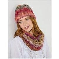 Joe Browns Womens Ombre Coloured Crochet Knitted Snood Multicoloured  One Size