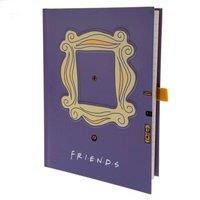 Friends Premium Frame Faux Leather Notebook / One Size Purple/Yellow TA8272