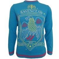 Harry Potter Men's Ravenclaw Jumper in Duck Egg Blue | Size: Small