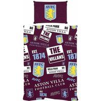 Aston Villa Fc  Single BS2755  's Duvet cover in Multicolour