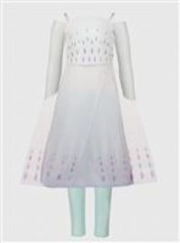 Disney Frozen 2 Elsa Ombr Dress & Leggings 7-8 years