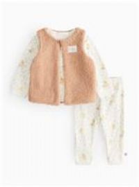 Winnie The Pooh Borg Gilet 3 Piece Set 12-18 months