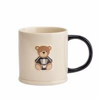 Argos Home Stoneware Skeleton Teddy Mug - Cream