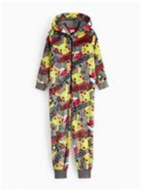 Pokemon Character Print Fleece All-In-One 4-5 years