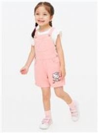 Hello Kitty Pink Dungarees & T-Shirt Set 2-3 years