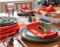 Set Of 4 Red Habitat Napkins ~45 X45 cm BRAND NEW
