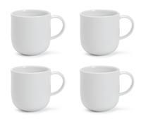 Habitat Riko Set of 4 Mugs - White