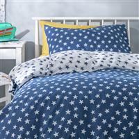 Habitat Kids Reversible Star Navy Bedding Set - Single #1333