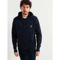 Ps Paul Smith Regular Fit Zebra Hoodie - Navy